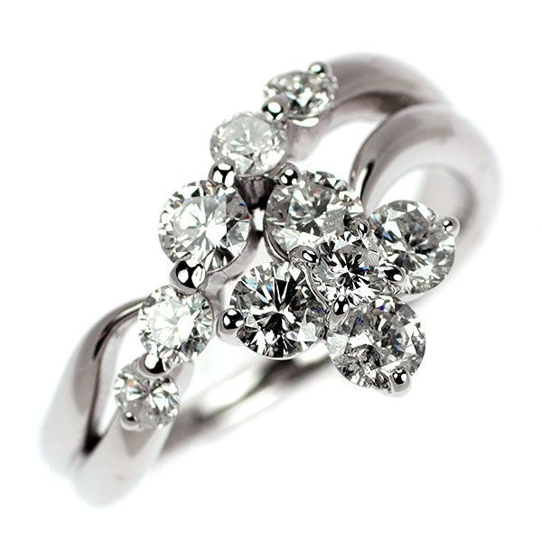 K18WG ダイヤモンド リング 1.00ct