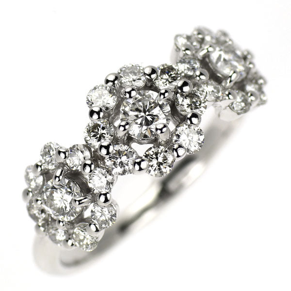 K18WG ダイヤモンド リング 0.93ct