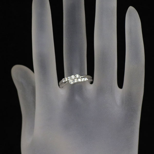 ロイヤルアッシャー Pt900 ダイヤモンド リング 0.39ct