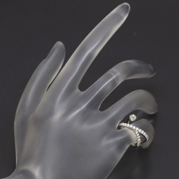 小寺智子 Pt900 ダイヤモンド リング 0.46ct シューティングスター ピンキー