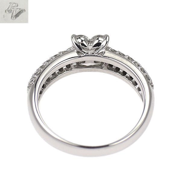 ポンテヴェキオ K18WG ダイヤモンド リング 0.70ct フラワー