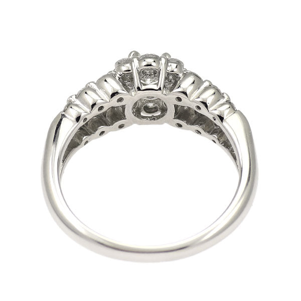 Pt900 ダイヤモンド リング 0.260ct D0.65ct