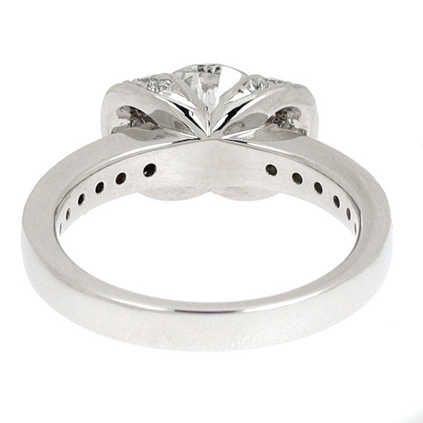 Pt900 ダイヤモンド リング 1.09ct D0.49ct