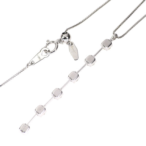 K18WG ダイヤモンド ペンダントネックレス 1.00ct