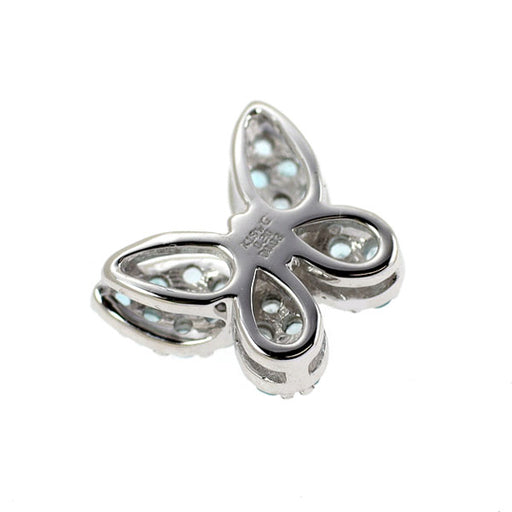 K18WG パライバトルマリン ダイヤモンド ペンダントトップ 0.20ct D0