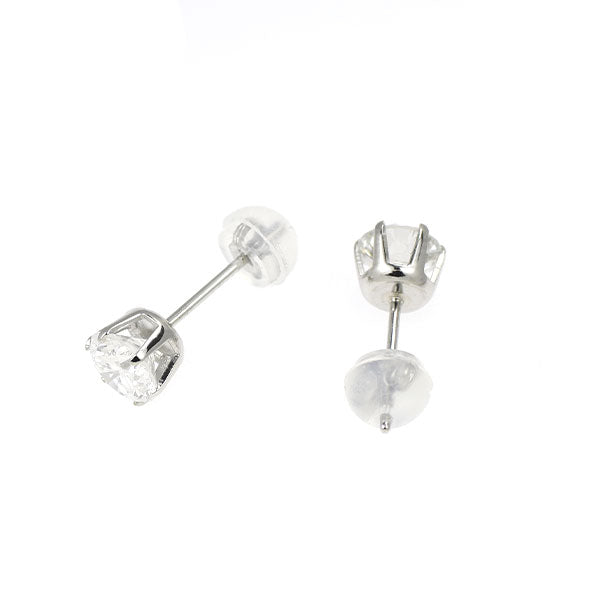 新品 Pt900 ダイヤモンド ピアス 1.223ct F/G SI2 G スタッド【エスコレ】