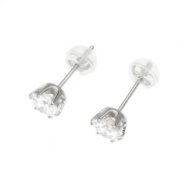 新品 Pt900 ダイヤモンド ピアス 1.136ct E/F SI2 VG スタッド【エスコレ】