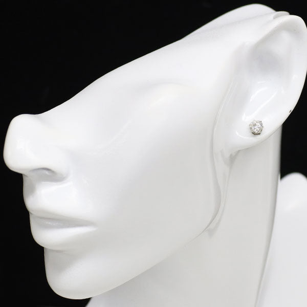 新品 Pt900 ダイヤモンド ピアス 1.136ct E/F SI2 VG スタッド【エスコレ】