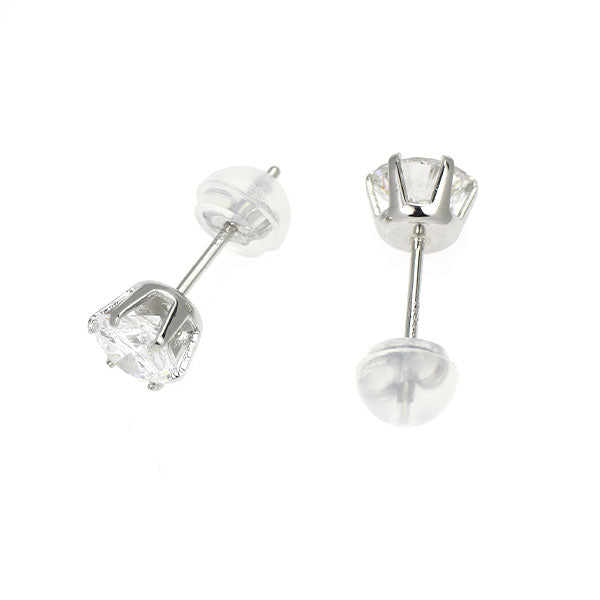 新品 Pt900 ダイヤモンド ピアス 1.136ct E/F SI2 VG スタッド【エスコレ】