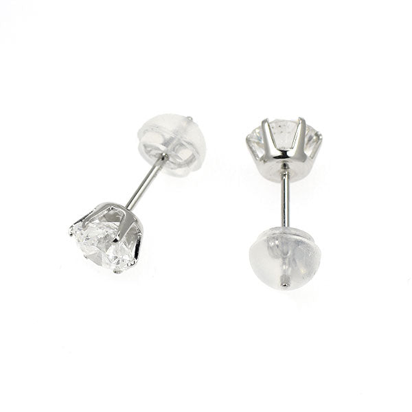 新品 Pt900 ダイヤモンド ピアス 1.138ct E/G SI2 VG/G スタッド【エスコレ】