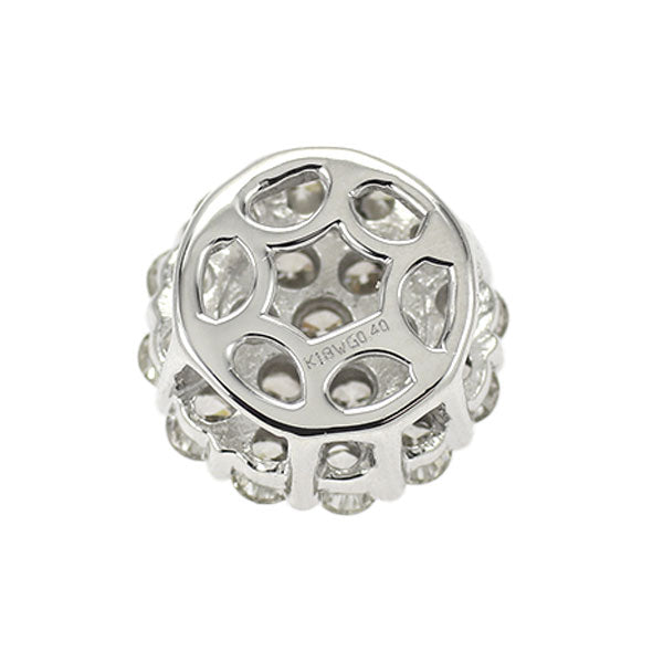 K18WG ダイヤモンド ペンダントトップ 0.40ct