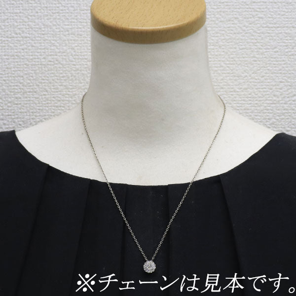 K18WG ダイヤモンド ペンダントトップ 0.40ct