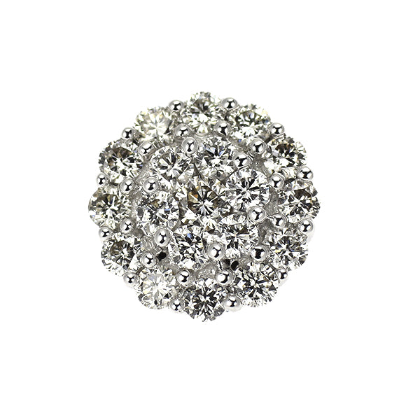 4/美品 K18WG ルビー計1.04ct ダイヤ計0.12 ペンダントトップ 限定値下げ☆K18WGルビー＆ダイヤペンダントヘッド