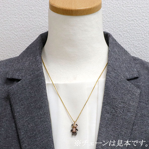 K18PG サファイア ペンダントトップ 1.67ct パンダ