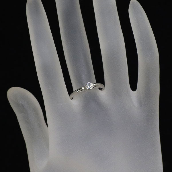 4℃ Pt950 ダイヤモンド リング 0.214ct