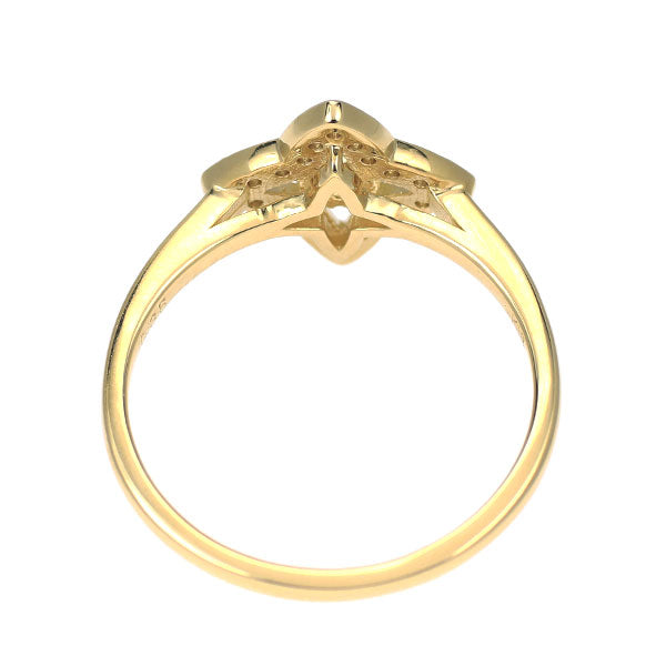 K18YG ダイヤモンド リング 0.35ct