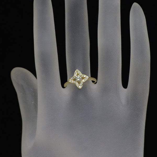 K18YG ダイヤモンド リング 0.35ct