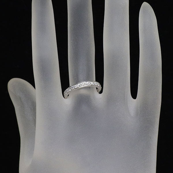 K14WG ダイヤモンド リング 0.70ct フルエタニティ
