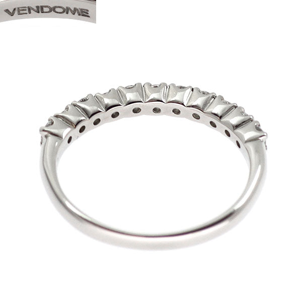 ヴァンドーム青山 Pt900 ダイヤモンド リング 0.37ct ハーフエタニティ