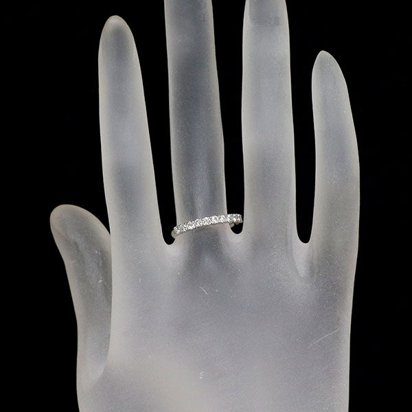 ヴァンドーム青山 Pt900 ダイヤモンド リング 0.37ct ハーフエタニティ