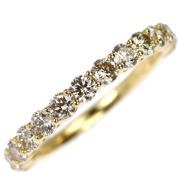 GSTV K18YG ダイヤモンド リング 1.00ct  セミエタニティ