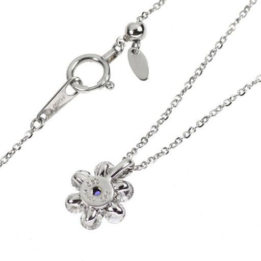 PT850 花モチーフ ネックレス フラワーモチーフ デザインネックレス Pt850 【】