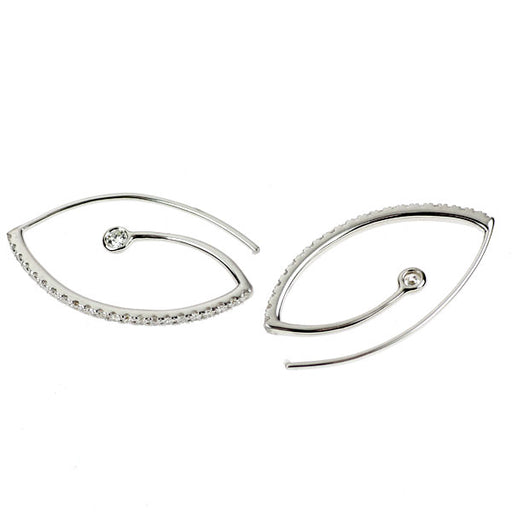 K18WG ダイヤモンド ピアス 0.37ct — セルビーオンラインストア