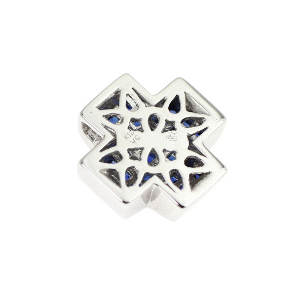 GSTV 　k18WGサファイア H＆Cダイヤモンド ミステリーペンダントトップ gstv k 18 W G サファイア＆ダイヤモンドペンダントトップ