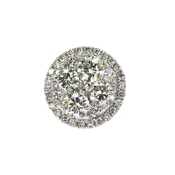 K18WG ダイヤモンド ペンダントトップ 0.50ct