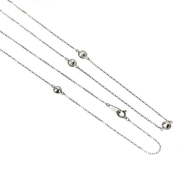 Pt850 ダイヤモンド ステーション ネックレス 3.00ct