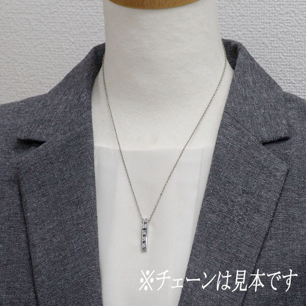 K18WG カラーチェンジガーネット ダイヤモンド ペンダントトップ 0.28ct D0.23ct