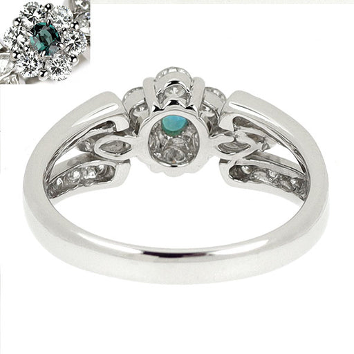 Pt900 アレキサンドライト ダイヤ 計0.76ctリング Pt900 アレキサンドライト ダイヤ 計0.76ctリングの通販 by ColorFul