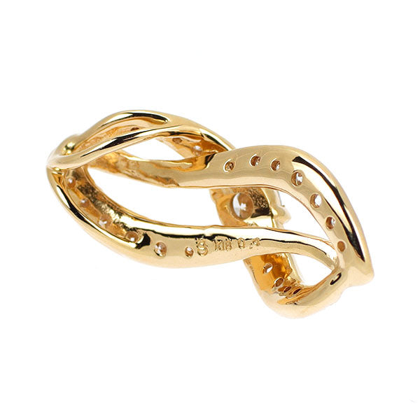 K18YG ダイヤモンド ペンダントトップ D:0.40ct K18YG ダイヤモンド ペンダントトップ 0.40ct — セルビーオンラインストア