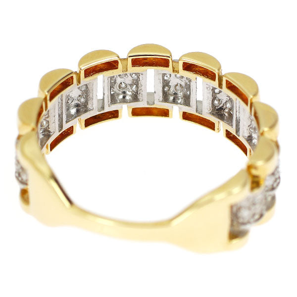 K18YG/WG ダイヤモンド リング 0.35ct