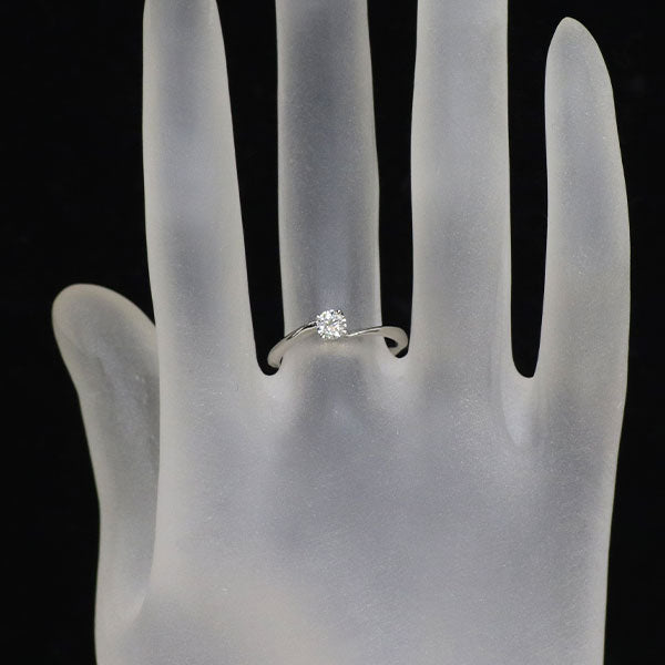 俄 Pt950 ダイヤモンド リング 0.23ct E VVS1 3EX ことのは