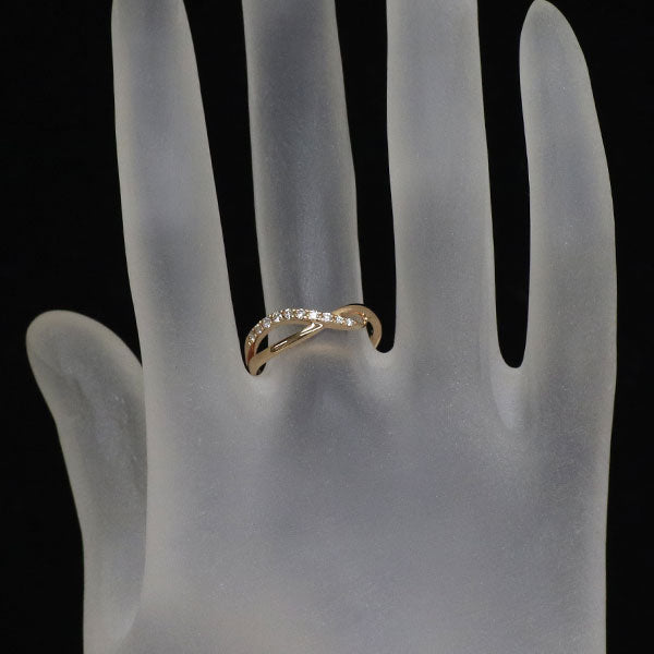 ヴァンドーム青山 K18PG ダイヤモンド リング 0.10ct