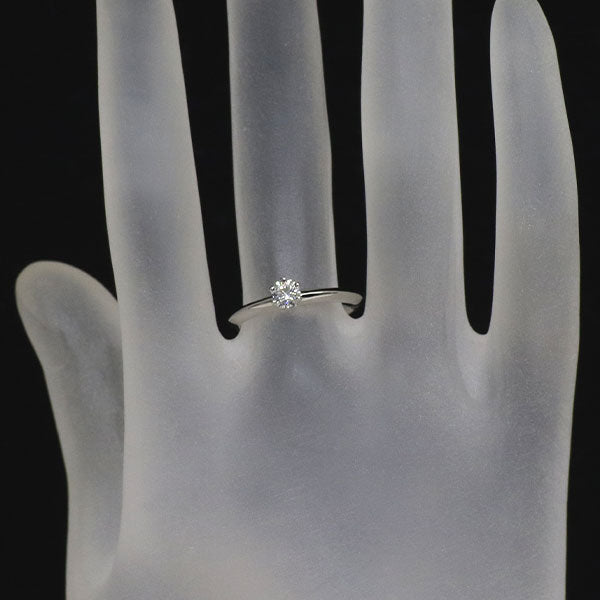 ティファニー Pt950 ダイヤモンド リング 0.24ct ソリティア