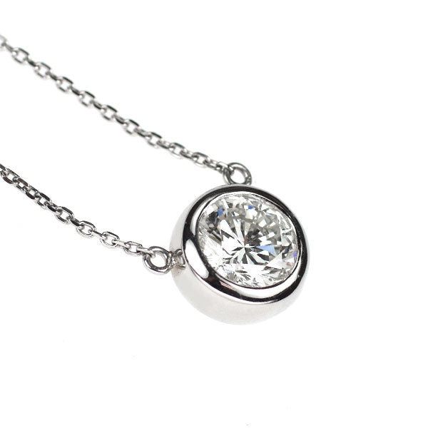 ajour/アジュール Pt900/Pt850 ダイヤモンド ペンダントネックレス 1.00ct I VS2 G