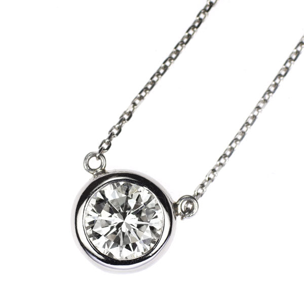 ajour/アジュール Pt900/Pt850 ダイヤモンド ペンダントネックレス 1.00ct I VS2 G