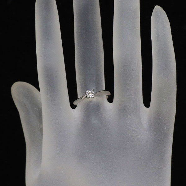ダイヤモンドシライシ Pt950 ダイヤモンド リング 0.225ct G VS2 3EX
