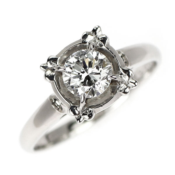 Pt800 ダイヤモンド リング 0.45ct
