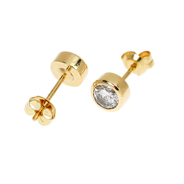 K18YG ダイヤモンド ピアス 0.74ct