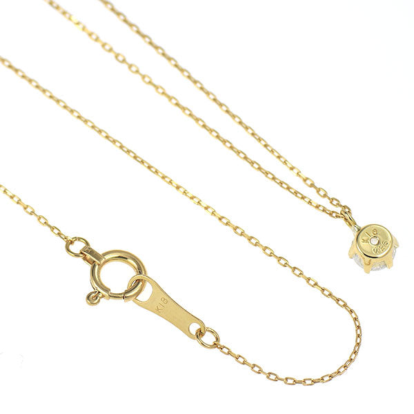 K18YG ダイヤモンド ペンダントネックレス 0.23ct
