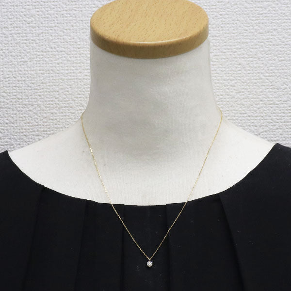 K18YG ダイヤモンド ペンダントネックレス 0.23ct
