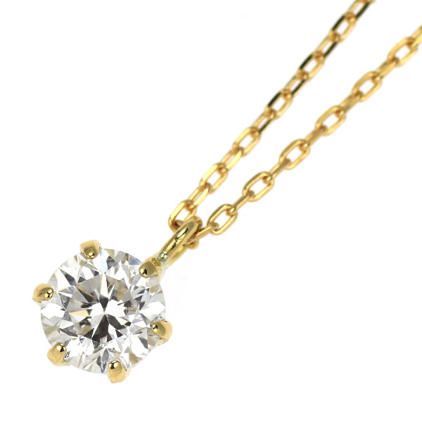 K18YG ダイヤモンド ペンダントネックレス 0.23ct