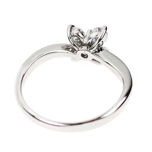 Pt900 トリートイエローダイヤモンド リング 0.07ct D0.46ct フラワー