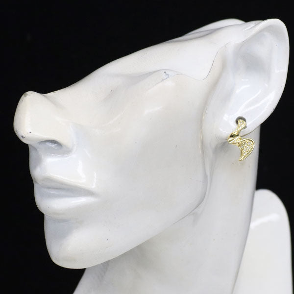 K18YG ダイヤモンド ピアス 0.08ct