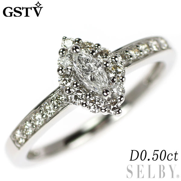 GSTV Pt950 ダイヤモンド リング 0.50ct