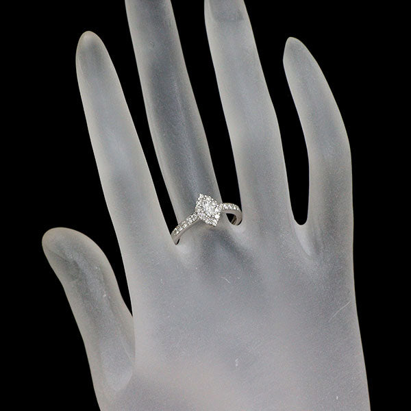GSTV Pt950 ダイヤモンド リング 0.50ct