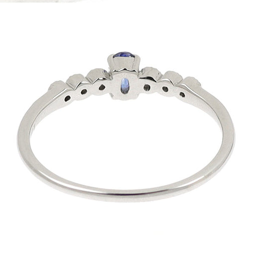 新品 Pt950 アメリカ サンベニト産ベニトアイト ダイヤモンド リング